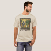 Middeleeuwse Chaos: De Geit Valdeert De Prei T-shirt (Voorkant volledig)