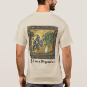 Middeleeuwse Chaos: De Geit Valdeert De Prei T-shirt (Achterkant)