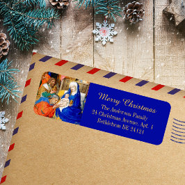 Middeleeuwse Christelijke Drie Koningen Vrolijk Ke Etiket