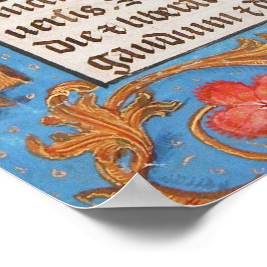 Middeleeuwse Christelijke Katholieke Opstanding Poster (Hoek)