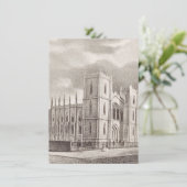 Middeleeuwse christelijke kerk kaart (Staand voorkant)