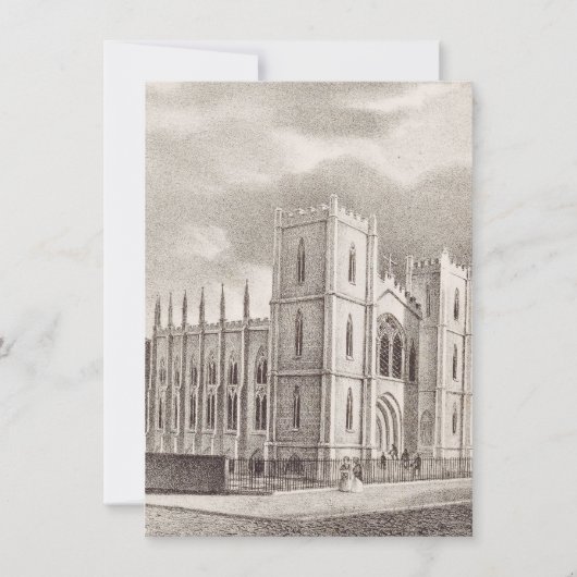 Middeleeuwse christelijke kerk kaart (Voorkant)