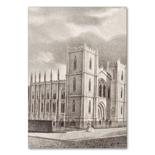 Middeleeuwse christelijke kerk kaart (Voorkant)