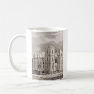Middeleeuwse christelijke kerk koffiemok