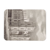Middeleeuwse christelijke kerk magneet (Horizontaal)