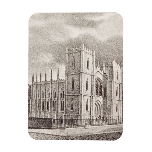 Middeleeuwse christelijke kerk magneet (Verticaal)