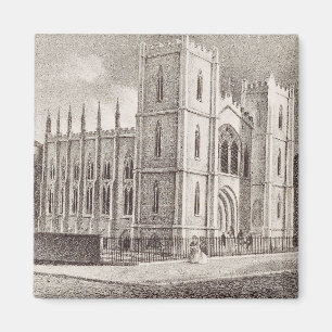 Middeleeuwse christelijke kerk magneet