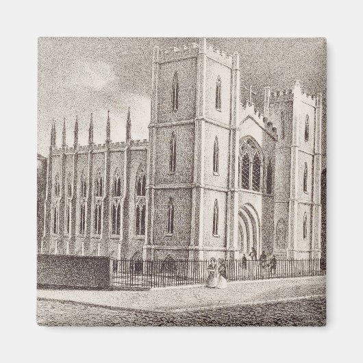 Middeleeuwse christelijke kerk magneet (Voorkant)