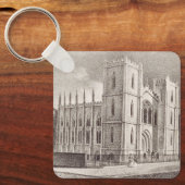 Middeleeuwse christelijke kerk sleutelhanger (Voorkant)
