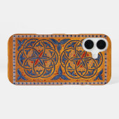 Middeleeuwse cirkels iPhone 16 hoesje (Achterkant horizontaal)