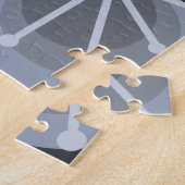 Middeleeuwse cirkels Starbursts Slate Legpuzzel (Zijkant)