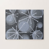 Middeleeuwse cirkels Starbursts Slate Legpuzzel (Horizontaal)