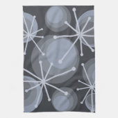 Middeleeuwse cirkels Starbursts Slate Theedoek (Verticaal)