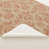 Middeleeuwse Damask Sherpa Deken (3/4)