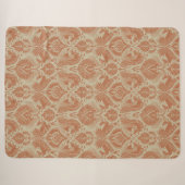 Middeleeuwse Damask Sherpa Deken (Voorkant (horizontaal))