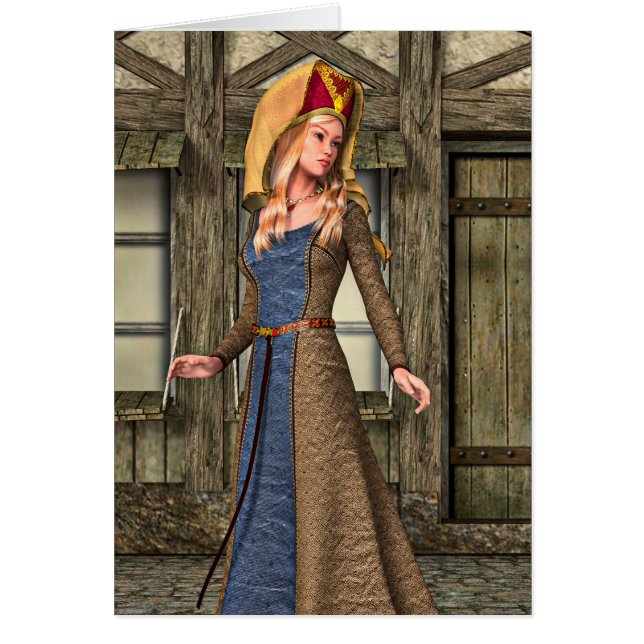 Middeleeuwse dame (Voorkant)