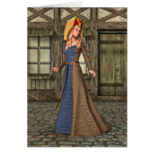 Middeleeuwse dame (Voorkant)