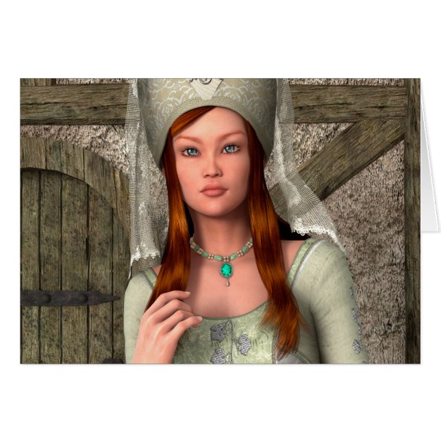 Middeleeuwse Dame (Voorkant Horizontaal)
