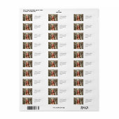 Middeleeuwse Dame  Etiket (Full Sheet)