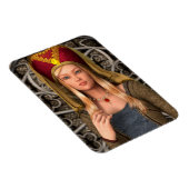 Middeleeuwse Dame Magneet (Rechterzijde)
