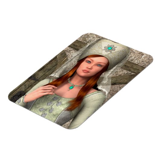 Middeleeuwse Dame Magneet (Linkerzijde)