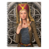 Middeleeuwse Dame Notitieboek (Voorkant)