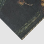 Middeleeuwse dames op een balkon tissuepapier (Detail)