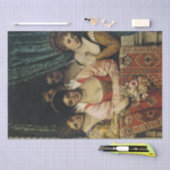 Middeleeuwse dames op een balkon tissuepapier (Craft)