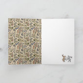 Middeleeuwse dieren diamanten trouwkaart kaart (Binnen)