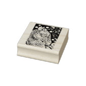 MIDDELEEUWSE DRAAK FANTASIE, GOTISCH, PORTRET, SCH RUBBERSTEMPEL (Stempel)