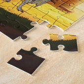 Middeleeuwse drakenpuzzel voor drakenliefhebbers legpuzzel (Zijkant)