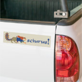 middeleeuwse eekhoorn-ding Bumpersticker (Op Truck)