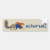 middeleeuwse eekhoorn-ding Bumpersticker (Voorkant)