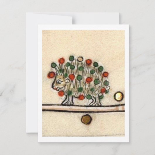 Middeleeuwse Egeldief Kaart (Voorkant)