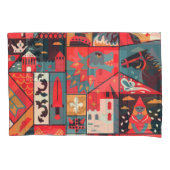 Middeleeuwse elegantie: naadloos patroonontwerp kussensloop (Voorkant)