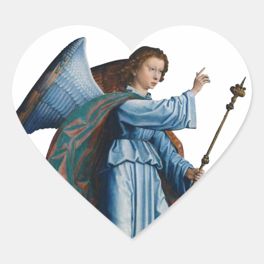 middeleeuwse engel Sticker (Voorkant)