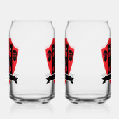 Middeleeuwse Engelse Ridder Draak Blikvorm Glas (Rechts)