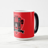 Middeleeuwse Engelse Ridder Draak Magische Mok (Voorkant rechts)