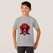 Middeleeuwse Engelse Ridder Draak T-shirt (Voorkant volledig)
