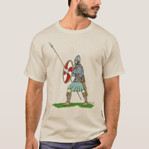 Middeleeuwse Engelse/Saksische krijger T-shirt