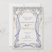 Middeleeuwse Fantasie 40ste verjaardag Kaart (Voorkant)