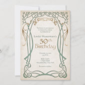 Middeleeuwse Fantasie 50ste Verjaardag Kaart (Voorkant)