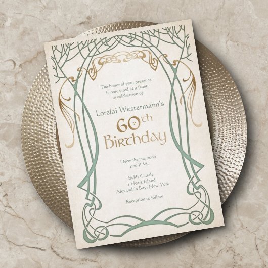 Middeleeuwse Fantasie 60ste verjaardag Kaart