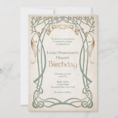 middeleeuwse fantasie elke leeftijd verjaardag kaart (Voorkant)