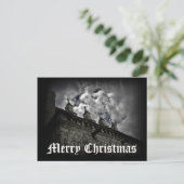 Middeleeuwse fantasie Vrolijk Kerstfeest Feestdagenkaart (Staand voorkant)