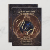 Middeleeuwse fantasy antiek boek filosoof's stone kaart (Voorkant / Achterkant)