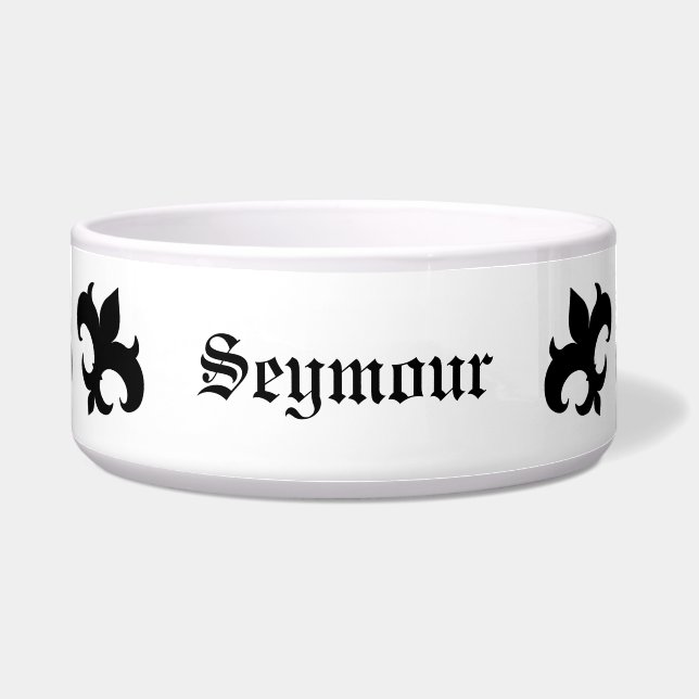 Middeleeuwse fleur de lis voerbakje (Voorkant)