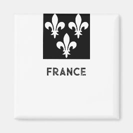 Middeleeuwse Franse Heraldische Prent Monochrome K Magneet