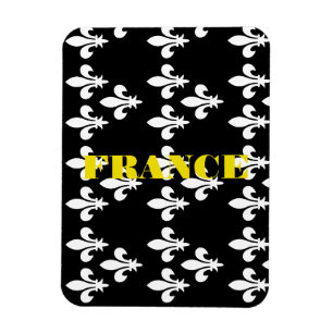 Middeleeuwse Franse Heraldische Prent Monochrome K Magneet