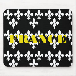 Middeleeuwse Franse Heraldische Print Monochrome K Muismat